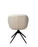 Stuhl MERRITH - drehbar, Stoff, Creme