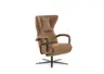 Sessel - GR.L, Relaxfunktion motorisch, Leder, Cognac