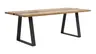 Esstisch Kima - LB ca. 220x100 cm, Wildeiche massiv mit Epoxid-Harz