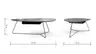 Couchtisch Fano - LBH ca. 121x75x38 cm, HPL Laminat, Graubraun