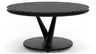 Couchtisch Spessa - LB ca. 128x80 cm, drehbar, Keramik, Anthrazit