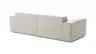 Sofa Elementos - 3-Sitzer, Stoff, Natur