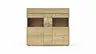 Highboard Amora - Wildeiche massiv bianco