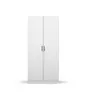 Drehtürenschrank RHONDA- B ca. 91 cm, Weiß