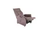 TV-Sessel MALEK - Relaxfunktion, Stoff, Braun