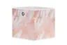 Faltbox - Stoff, Marmor Rosa/Gold