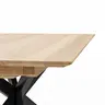 Esstisch Talara Lola - beidseitig ausziehbar, LB ca. 220x100cm, Wildeiche Bianco