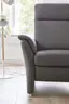 Sofa Arima  H - 2,5-Sitzer inkl. Sitzvorzug (motorisch) und Armlehnen verstellbar, Stoff, Dunkelbraun