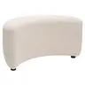Anstellhocker Karasu - Stoff, Creme