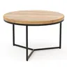 Couchtisch Farmingdale - LBH ca. 85x85x52 cm, Eiche massiv, natur geölt
