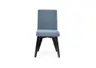 Stuhl SITTING TOGETHER_A- Stoff, Blau, Buche, Schwarz