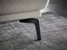 Ecksofa Amadena - 2-Sitzer mit Ecke rechts inkl. Relaxfunktion motorisch, Sitzvorzug und Kopfteilverstellung, Stoff, Creme