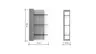 Wandboard Estana - Eiche massiv, legno
