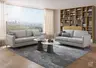 Sofa Cuneo Klassik - 3-Sitzer, Stoff, Beige