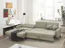 Ecksofa CALM MOVE 2.0 - Longchair links mit 2,5-Sitzer, Schlaffunktion, Feincord, Olive