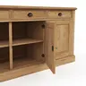 Sideboard Louisiana - Wildeiche teilmassiv, geölt