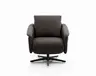 Sessel - Relaxfunktion motorisch, Leder, Hellbraun