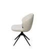 Stuhl MERRITH - drehbar, Stoff, Creme