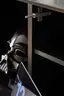 Highboard Edge -  Schwarz, Gebeizt