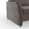 Sofa Arima  H - 2,5-Sitzer inkl. Sitzvorzug (motorisch) und Armlehnen verstellbar, Stoff, Dunkelbraun