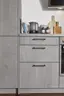 Winkelküche 52.210 GL 2 521,Beton Nebelgrau Nachbildung