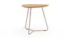 Ecktisch Fano - LBH ca. 59x50x50 cm, Fenix, Beige