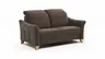 Sofa Canterbury - 2,5-Sitzer, Stoff, Dunkelbraun