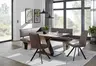 Eckbank - BT ca. 150x190 cm, Stoff Hellbraun