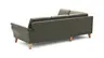 Ecksofa Rockport A - Ecke links mit 2,5-Sitzer, Leder, Dunkelgrau