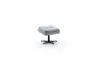 Hocker Terni - Sternfuss, Leder, Hellblau
