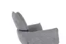 Armlehnstuhl MARJA - drehbar, Stoff, Grau