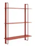 Wandregal Dagny S - BHT ca. 60x85x18 cm, Metall, Camparirot