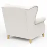 Sessel Mapleton - Stoff, Creme