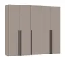 Drehtürenschrank JOIN IT- B ca. 252 cm,  Nougat