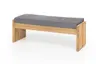 Polsterbank - mit Truhe, Breite ca. 130 cm, Eiche massiv