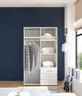Kleiderschrank- B ca. 100 cm, Weiß