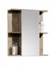 Spiegelschrank- B ca. 60 cm, Vintage Holz, Spiegel