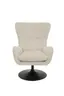 Sessel - drehbar, Stoff, Beige