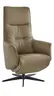 Relaxsessel Riposo - inkl. motorischer Relaxfunktion, Leder, Braun