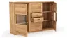 Highboard Faro 6.0 - Wildeiche massiv, natur, geölt