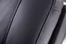 Wohnlandschaft - Ecke links mit 2,5-Sitzer und Longchair rechts, Leder, Schwarz