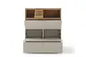 Highboard - Lack Steingrau