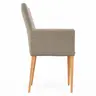Armlehnstuhl Cosyra - Stoff, Beige