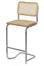 Barhocker - Ratterngeflecht, Buche natur
