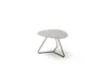 Couchtisch Fano - LBH ca. 67x60x43 cm, HPL Laminat, Granit