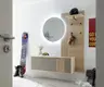 Garderobenpaneel - B ca. 70 cm, Riva Eiche Nachbildung