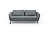 Sofa CARLLOTA - 3-Sitzer, Stoff, Graublau