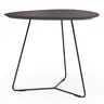 Ecktisch Fano - LBH ca. 59x50x50 cm, Fenix, Aubergine
