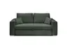 Sofa JORDEN 2 - 2,5-Sitzer inkl. Schlaffunktion mit Bettkasten, Stoff, Grün